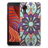 Samsung Galaxy Xcover 5 TPU Case Purple Flower - thumbnail