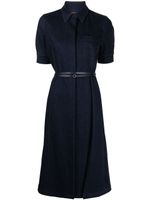 Altuzarra robe-chemise Kieran ceinturée en jean - Bleu - thumbnail