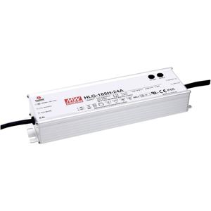 Mean Well HLG-185H-24 LED-driver, LED-transformator Constante spanning, Constante stroomsterkte 187 W 7.8 A 24 V/DC PFC-schakeling, Overbelastingsbescherming 1