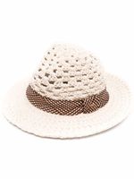 Chloé chapeau à design tissé - Tons neutres - thumbnail