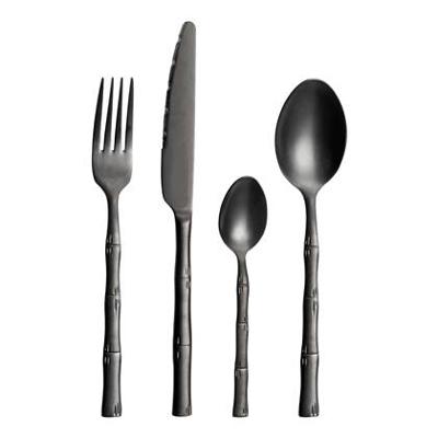 Amefa Karma Bestekset 16-delig - Zwart Amefa Karma Bestekset 16-delig - Zwart
