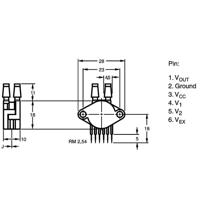 NXP Semiconductors MPX5100 DP Druksensor 1 stuk(s) 0 kPa tot 100 kPa Print - thumbnail