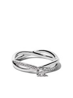 De Beers Jewellers bague My First De Beers Infinity Solitaire en platine et diamants - Argent - thumbnail