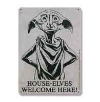 Harry Potter Tin Sign House-Elves 15 x 21 cm