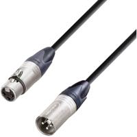 AH Cables K5MMF0500 XLR Verbindingskabel [1x XLR-bus - 1x XLR-stekker] 5.00 m Zwart - thumbnail