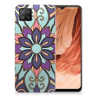 OPPO A73 4G TPU Case Purple Flower