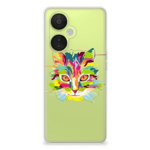 OnePlus Nord CE 3 Lite Telefoonhoesje met Naam Cat Color