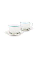 Pip Studio Jolie Set/2 Cappuccino Kop & Schotel Dots Gold