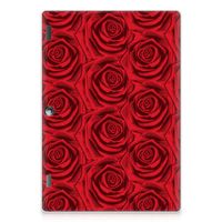 Lenovo Tab 10 | Tab 2 A10-30 Siliconen Hoesje Red Roses - thumbnail