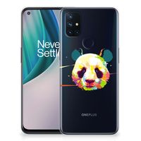 OnePlus Nord N10 5G Telefoonhoesje met Naam Panda Color