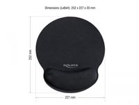 DeLOCK Ergonomic Mouse pad muismat - thumbnail