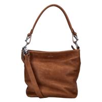 LouLou Essentiels Robuste Schoudertas Silver Cognac