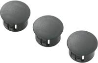 TRU COMPONENTS TC-HPR-16203 gatstop plaatdikte (max.) 1,6 mm polyamide zwart 100 st.