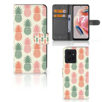 Xiaomi Redmi Note 12 4G Book Cover Ananas