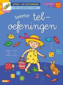 Speel- en oefenboek met beloningsstickers (5-6 j.) - Speelse teloefeningen