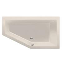 Ligbad Inbouw Xenz Society 160 Vijfhoek Links 90x160x50cm Acryl Pergamon Hoogglans met Poten