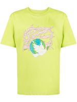 RASSVET t-shirt en coton à imprimé graphique - Vert - thumbnail