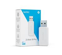 Aeotec Z-Stick 10 Pro - Zigbee 3.0 & Z-Wave 800 Series USB-adapter - werkt met HomeAssistant - Zigbee2MQTT - Z-Wave Controller - Z-Wave Long Range - Tot 1 km bereik - zonder Cloud
