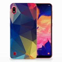 Samsung Galaxy A10 TPU Hoesje Polygon Dark - thumbnail