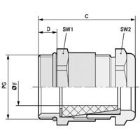 LAPP 52002540 Wartel Messing Messing 50 stuk(s) - thumbnail