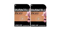 Duracell 376/377 SR626 SR626SW met zilveroxide (2 blisters met 1 batterij) 2 batterijen