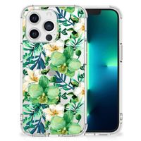 Apple iPhone 13 Pro Case Orchidee Groen