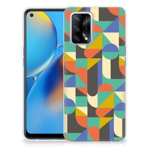 OPPO A74 4G TPU bumper Funky Retro