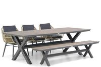 Coco Leonardo/Forest 240 cm dining tuinset 5-delig