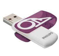 Philips FM64FD05D USB flash drive 64 GB USB Type-A 2.0 Paars, Wit - thumbnail