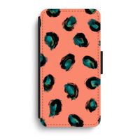 Pink Cheetah: iPhone XR Flip Hoesje - thumbnail