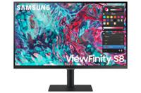 Samsung ViewFinity S8 S27B800TGU LED-monitor Energielabel F (A - G) 68.6 cm (27 inch) 3840 x 2160 Pixel 16:9 5 ms HDMI, Thunderbolt 4, RJ45, Hoofdtelefoon (3.5 - thumbnail