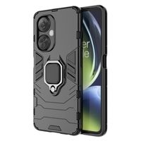 OnePlus Nord CE 3 Lite/N30 Hybrid Case met Ringhouder - Zwart - thumbnail