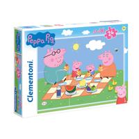 Clementoni Maxi Puzzel Peppa Pig, 24st. - thumbnail