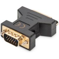 ASSMANN Electronic AK-320505-000-S DVI-I VGA Zwart kabeladapter/verloopstukje