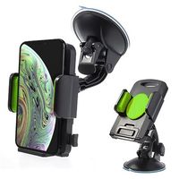 Universele Smartphone / Tablet Autohouder - Groen / Zwart