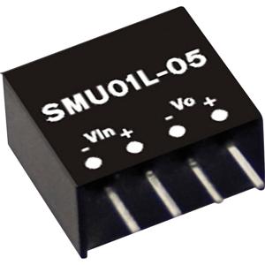 Mean Well SMU01M-12 DC/DC-converter 30 V/DC 1 W Aantal uitgangen: 1 x Inhoud 1 stuk(s)