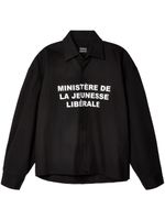 Liberal Youth Ministry chemise à imprimé Ministère - Noir - thumbnail