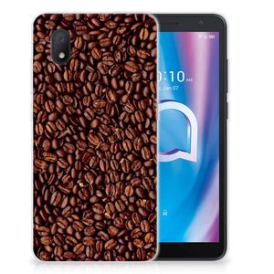 Alcatel 1B (2020) Siliconen Case Koffiebonen