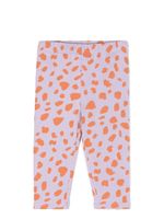 Stella McCartney Kids legging à imprimé animalier - Violet - thumbnail