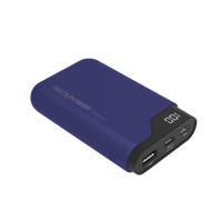 RealPower PB-7500C Powerbank 7500 mAh Li-ion USB, USB-C Navy-blauw - thumbnail