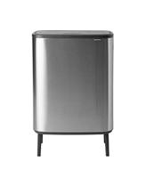 Brabantia Bo Touch Bin Prullenbak, Recycling, Matt Steel Fingerprint Proof, 1 binnenemmer (60L)
