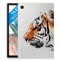 Tablethoes Samsung Galaxy Tab A8 2021/2022 Watercolor Tiger - thumbnail