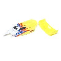 Losi - Body & Wing, Yellow/White: Mini-B (LOS210023) - thumbnail