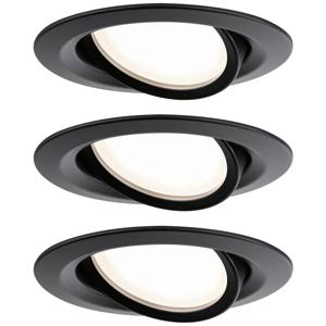 Paulmann 93082 Set Nova Plus LED-inbouwlamp LED 6 W Zwart