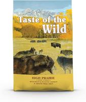 Taste of the Wild, High Prairie, graanvrij droog hondenvoer met geroosterd hertenvlees en bizons, 12,2 kg, (Pack van 1)