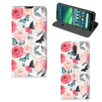 Nokia 2.3 Smart Cover Butterfly Roses