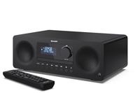 SHARP XL-B720D (BK) All-in-One HiFi-systeem (60W), digitale radio met DAB+ en FM-tuner, bluetooth, zwart