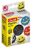 Quercetti Pixel Art aanvuldoos zwart diameter 4 mm 1000 delig