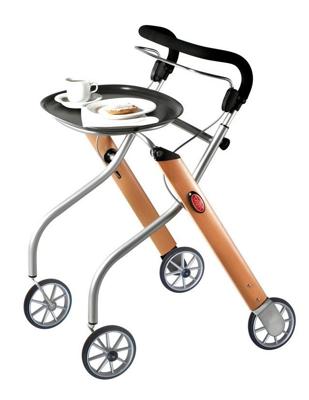 Let's go Indoor Rollator - Zilver