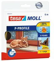 tesa P-PROFILE 05390-00101-00 Afdichtingstape tesamoll Bruin (l x b) 6 m x 9 mm 1 stuk(s) - thumbnail